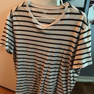 H&M striped black and white shirt